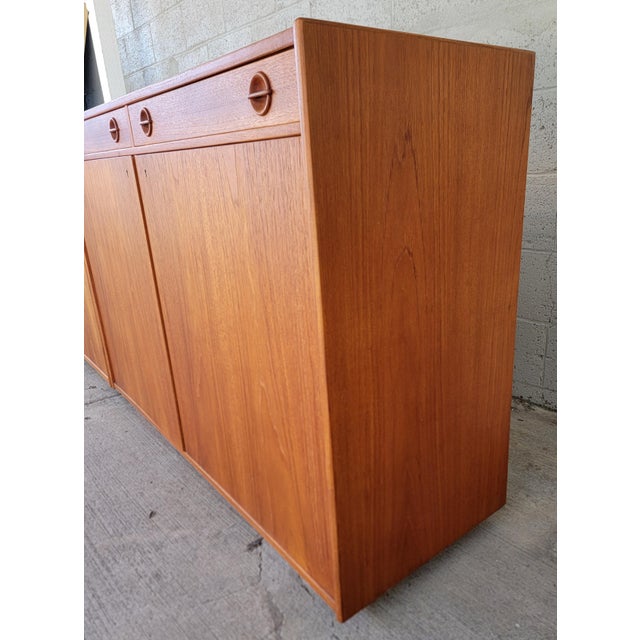 Scandinavian Modern Teak Credenza by Tage Olofsson - A Pair For Sale - Image 9 of 18