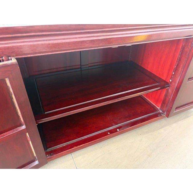 Asian Asian Rosewood Sideboard/ Credenza For Sale - Image 3 of 6