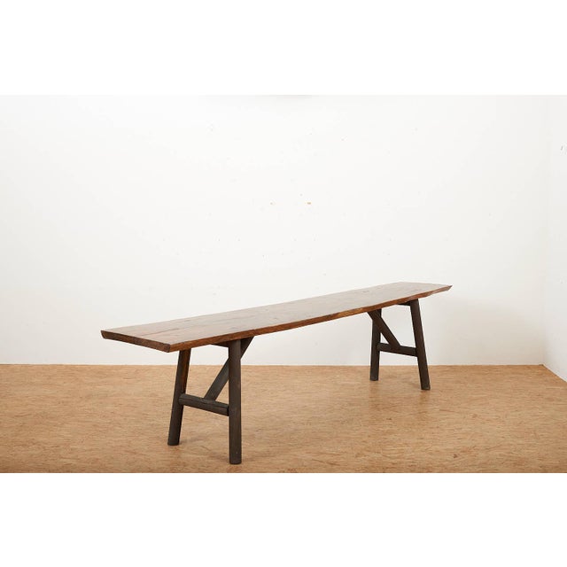 Fir Console Table with Cedar Wood Top For Sale - Image 3 of 15