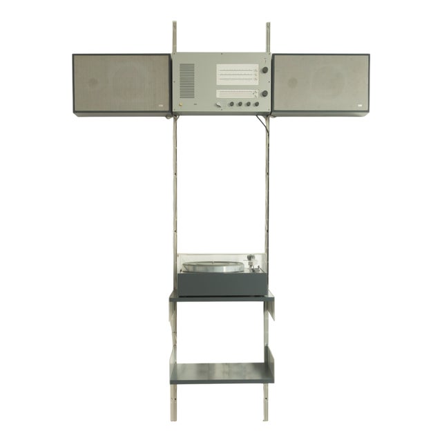 Vintage TS45 Wall-Mounted Stereo System by Dieter Rams for Braun, 1960s For Sale
