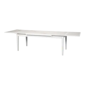 White Italian Draw Leaf Table