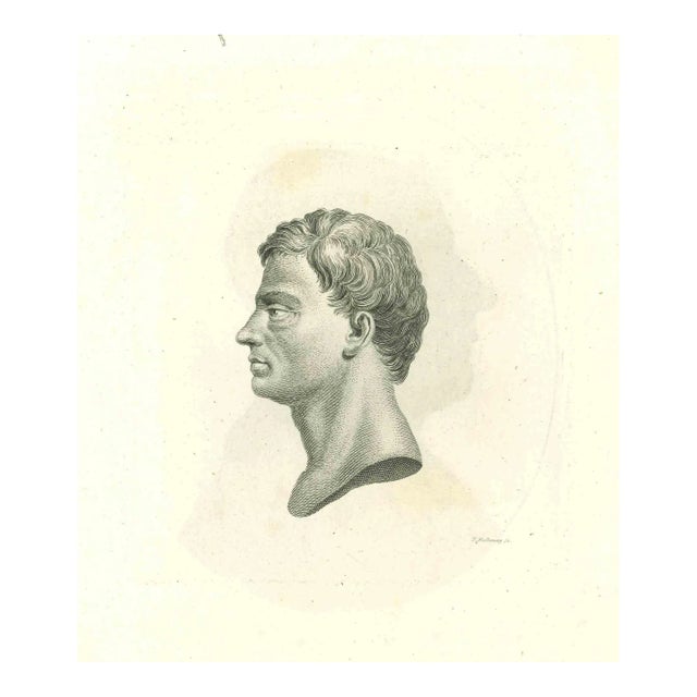 Thomas Holloway, Silhouette, Original Etching, 1810 For Sale