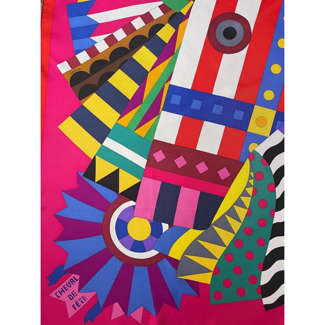 Late 20th Century HERMÈS CHEVAL de FÊTE Silk Scarf 2021 designed by Jan Bajtlik For Sale - Image 5 of 10