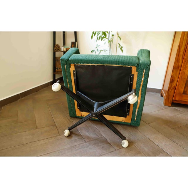 Set of Swivel Chairs on Casters, 1970s For Sale - Image 17 of 18