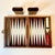 American 1950s Vintage Boho Chic Americana Magnetic Travel Backgammon Game Set. For Sale - Image 3 of 10