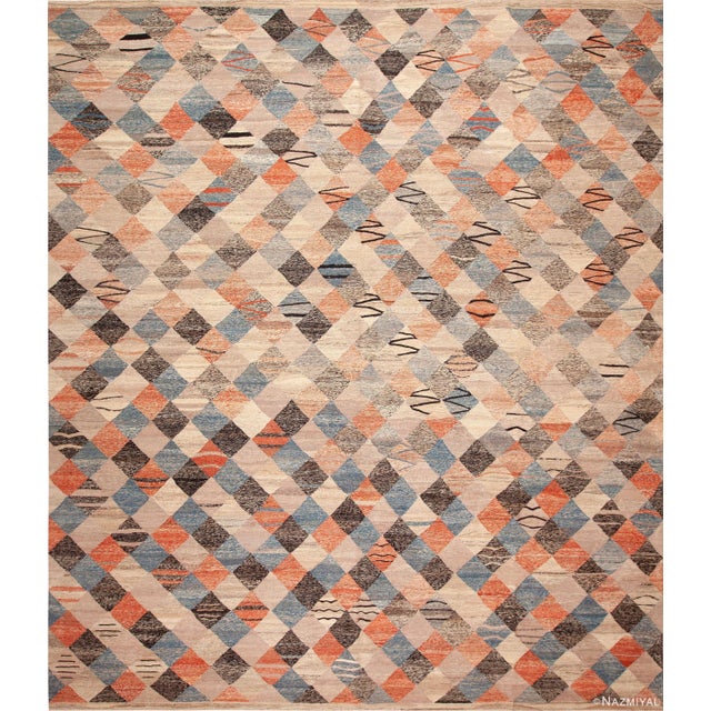 Wonderful Large Geometric Modern Contemporary Kilim Rug, Country of origin: Central Asia, Circa date: Modern