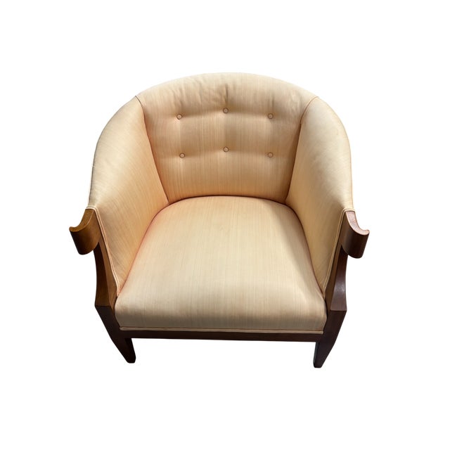 Baker Furniture Company Winsor White & William Millington Occasional Chair for Baker Furniture Co. 1950s, Attributed For Sale - Image 4 of 10