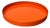 Mid-Century Space Age Orange Plastic Tray, 1960s For Sale