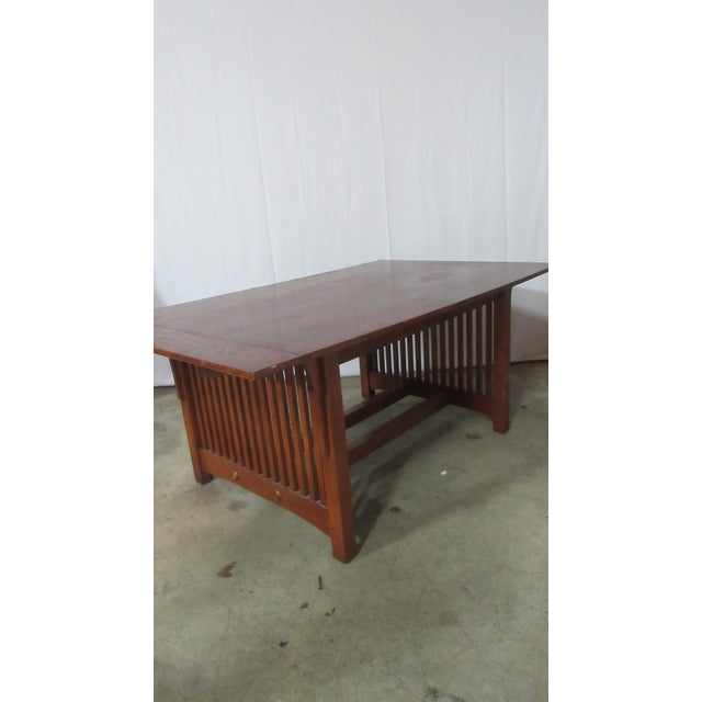 Item: Pa House Dining Room Table Details: Signed Pennsylvania House Great Designer Look/Quality Piece Oak Mission...