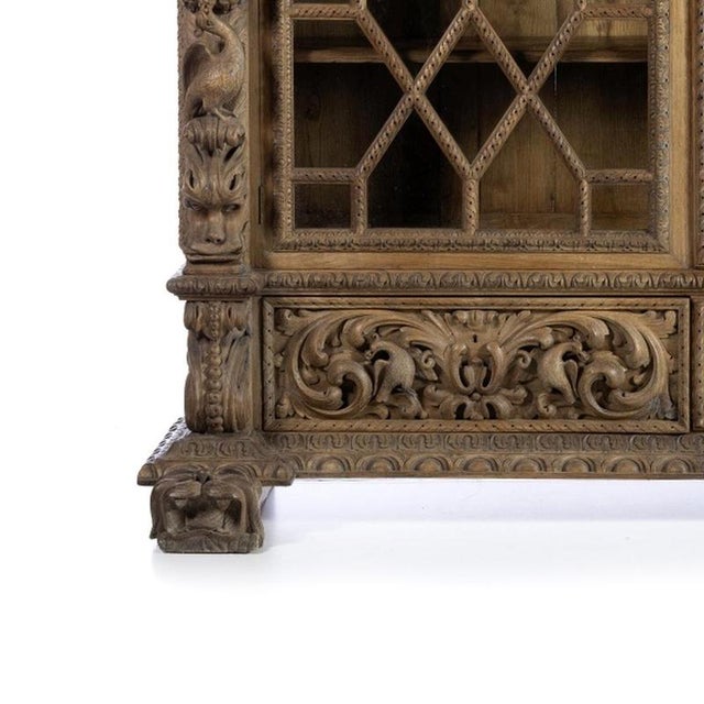 Large Baroque Display Cabinet, 19th Century For Sale - Image 3 of 6