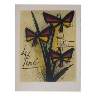Bernard Buffet, Thought, Lithograph For Sale