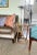 Pair of “Z” metal accent tables with antiqued mirrored tops from Bliss Studio Adorable pair of metal accent tables with...