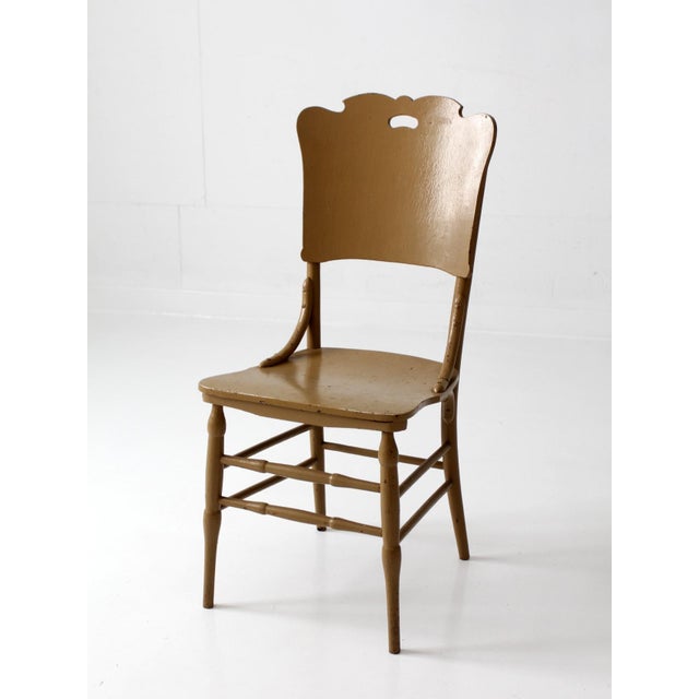 Antique 19th Century American Wood Dining Chair For Sale - Image 6 of 15