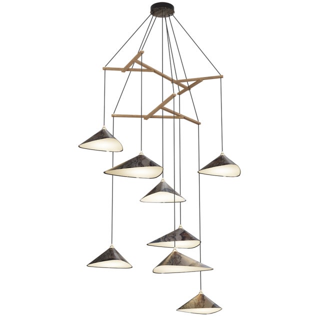 Emily V8 Oxid Group Hanging Lamp by Daniel Becker For Sale