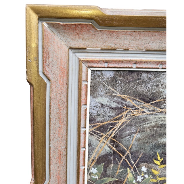Impressionist Ronald Davies Canadian Woodland Wildflower Oil Painting, Framed, Mid-20th Century For Sale - Image 3 of 18