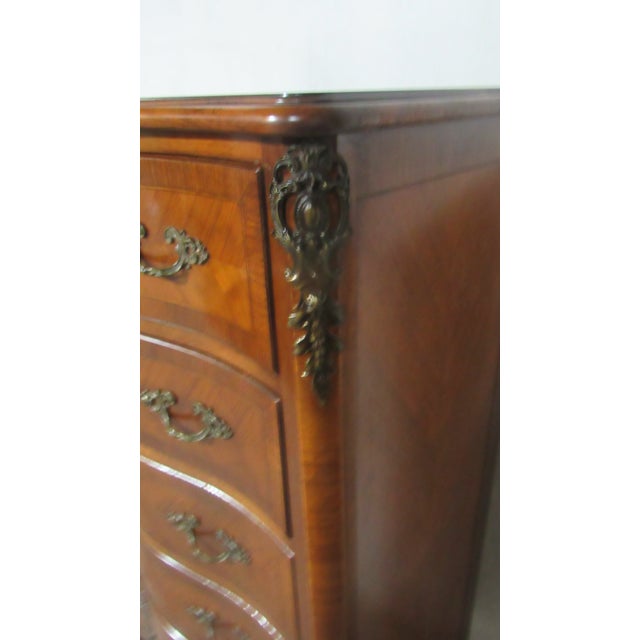 1980s 1980s John Widdicomb Chest of Drawers Lingerie Chest French For Sale - Image 5 of 12