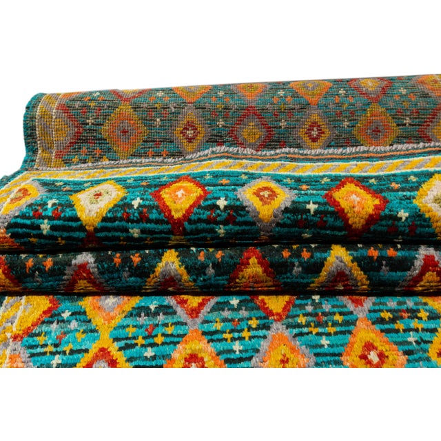 2010s 21st Century Modern Gabbeh Rug, 2'9" X 7'0" For Sale - Image 5 of 12