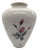Porcelain Vase with Rose Decoration and Gold Rim from KPM Krister, Germany, 1950s For Sale