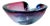 Murano Pink and Blue Sommerso Glass Bowl by Flavio Poli, 1960s For Sale