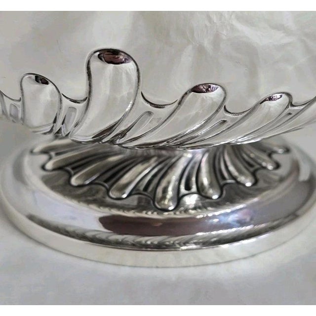 Metal Antique Victorian Britannia Standard Silver Punch Bowl, Dublin, 1891 For Sale - Image 7 of 17