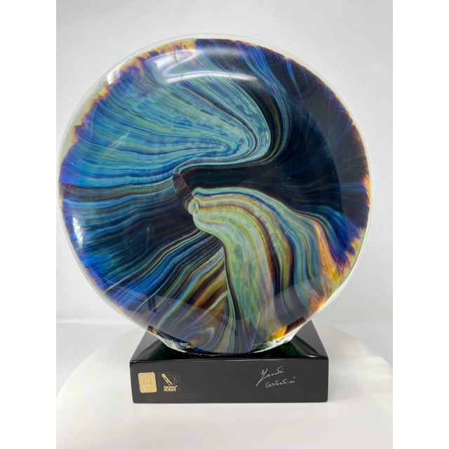 Butterfly Terrarium Made of Murano Glass For Sale In Naples, FL - Image 6 of 9