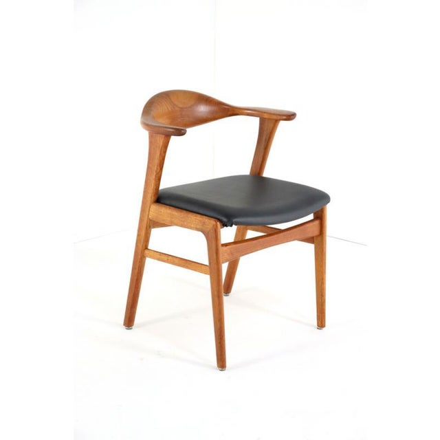 Desk Chairs Model 49 attributed to Erik Kirkegaard for for Høng Stolefabrik, 1960s, Set of 4 For Sale - Image 13 of 16