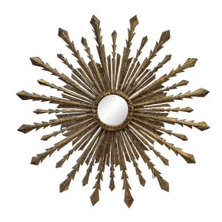 19th Century Sunburst Mirror For Sale