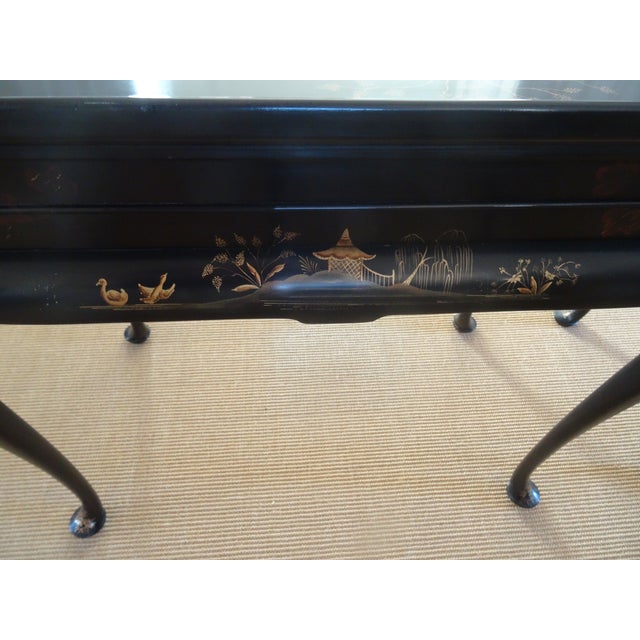 1970s Vintage Rose Tarlow Style Chinoiserie Tables For Sale - Image 5 of 9