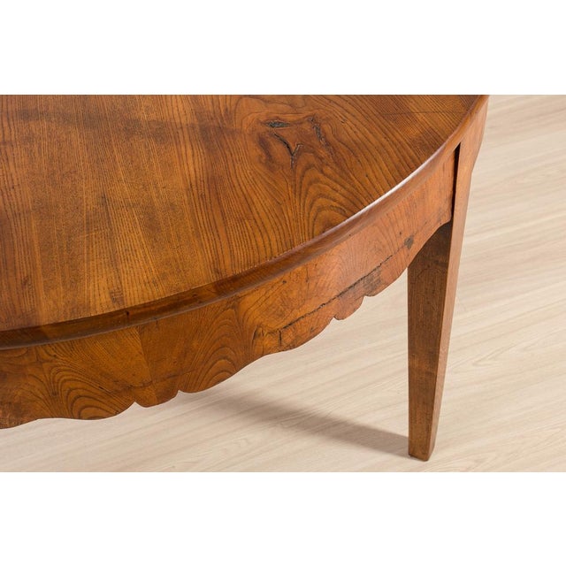 Antique Biedermeier Elm Dining Table, 1800s For Sale - Image 15 of 18