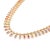 Not Yet Made - Made To Order 8.04 CTW Multi Sapphire and Diamond Wedding Necklace in 14k Solid Yellow Gold For Sale - Image 5 of 11