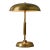 1940s Giovanni Michelucci Patinated Brass Adjustable Banker Lamp for Lariolux For Sale