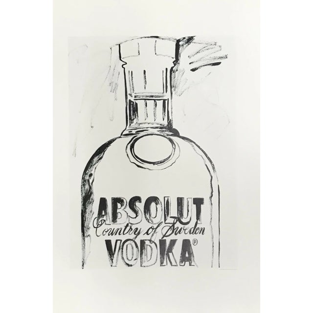 Pop Art Andy Warhol Absolute Vodka 4 Print Pop Art 1999 For Sale - Image 3 of 3
