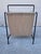 Paul McCobb for Fritz Hansen Magazine Holder, Black Steel & Tan Textile For Sale In San Francisco - Image 6 of 12