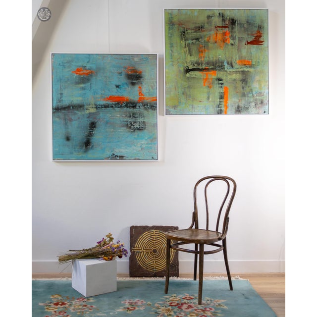Anna Snijder, Happiness Is an Inside Job I, Acrylic on Canvas For Sale - Image 3 of 5