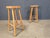 Alpine Style Chalet Stools in Wood, 1970s, Set of 9 For Sale - Image 6 of 14
