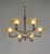 Verreries des Hanots Hanots French Art Deco 6-Arm Chandelier 1930s - Honey Amber Glass & Nickel For Sale - Image 4 of 13