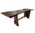 Brown Single Plank Live Edge Solid Walnut Dining Table - Handcrafted by Montana Rancher For Sale - Image 8 of 13