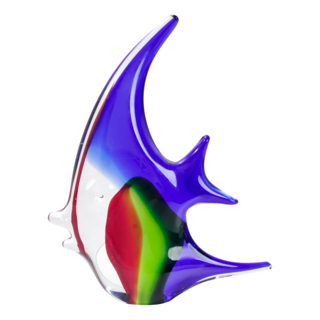 Vintage Murano Glass Fish Decorative Figure by La Murrina, 1980s For Sale