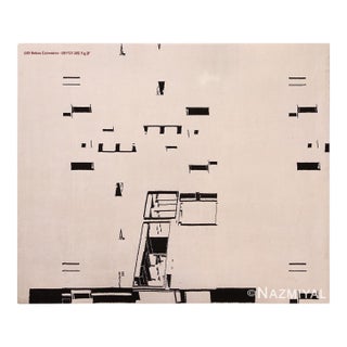 Nazmiyal Collection Vintage Belgian Art Rug by Jan De Cock For Sale