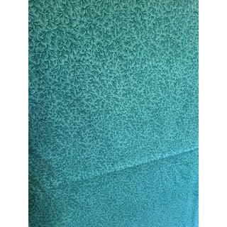 Over 5 Yards of Brunschwig & Fils Green Fabric For Sale