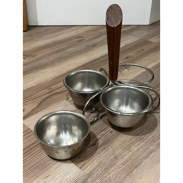 Silver Vintage Vollrath Mid-Century Modern Condiment Caddy For Sale - Image 8 of 8
