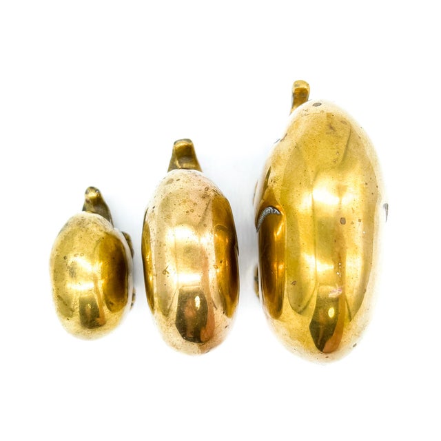 Set of 3 Brass Elephant Figurines by Jack Housman Inc. – Hollywood Regency / Mid-Century Modern For Sale In Houston - Image 6 of 12
