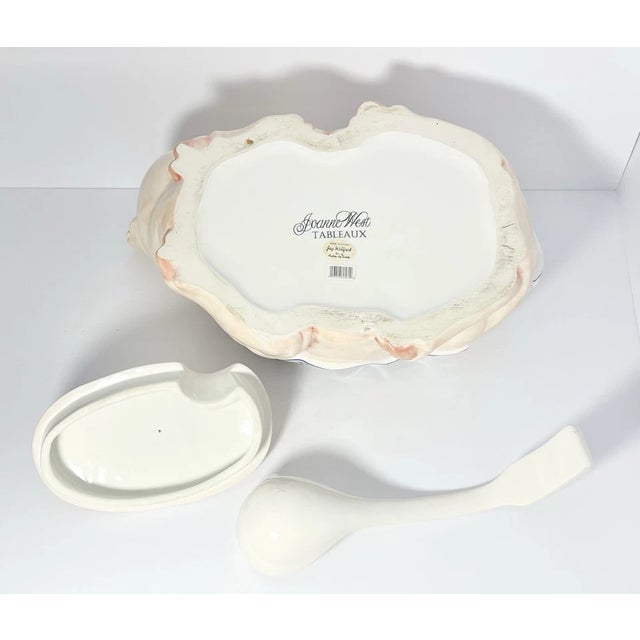 Ceramic 1990s Ceramic Pig Soup Tureen & Ladle For Sale - Image 7 of 7