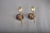 Brass Wall Lights with Pointed Stems, 1950s, Set of 2 For Sale - Image 4 of 9