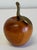Wood Vintage Carved Wood Apple With Brass Stem For Sale - Image 7 of 9