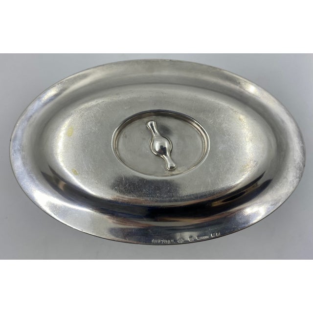 Silver Vintage Christofle Silver Sauce Boat With Saucer Late 19th Century For Sale - Image 8 of 11