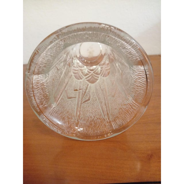 Clear Glass Vase, 1970s For Sale - Image 3 of 5