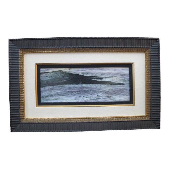 Framed Chinese Ocean Sea Scape Natural Dream Stone Nature Artwork For Sale