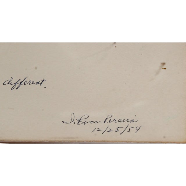 Irene Rice Pereira The Lapis IV, 1954 Watercolor and Ink on Paper, signed, dated and titled Edition: 12 in. x 15 in.