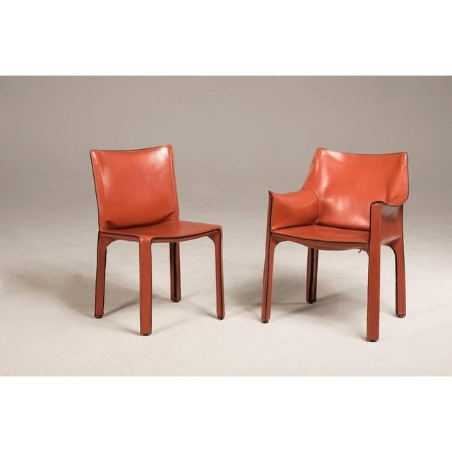 Wood CAB Chairs from Cassina, 1990s, Set of 6 For Sale - Image 7 of 18